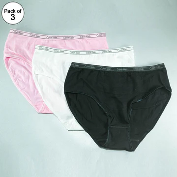 Pack of 3 CK Plain Panty – Flourish Mix Colors | 444 & 555