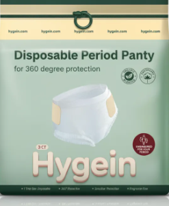Pack of 3 Disposable Period Pull Up Pads – Underwear Style Menstrual Pads