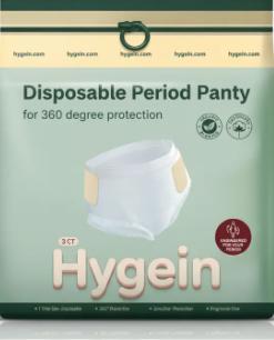 Pack of 3 Disposable Period Pull Up Pads – Underwear Style Menstrual Pads