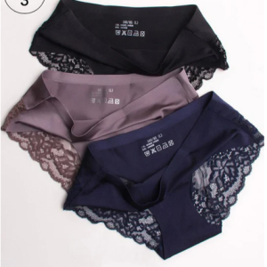 Pack of 3 Sexy Bridal Cotton Net Panty for Ladies | Comfortable & Stylish