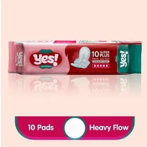 YES Sanitary Napkins – 10 Pads | Comfortable Period Protection
